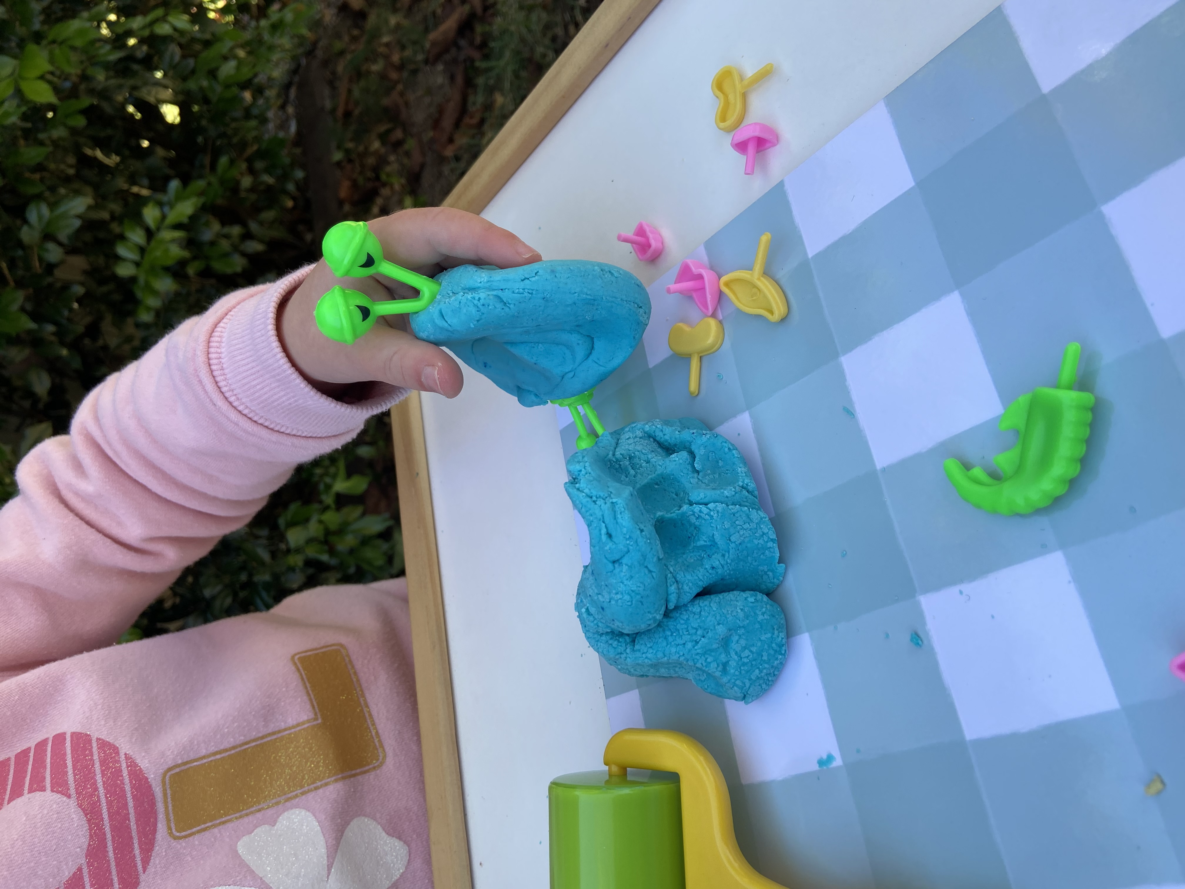 Little Hands Playdough action photo