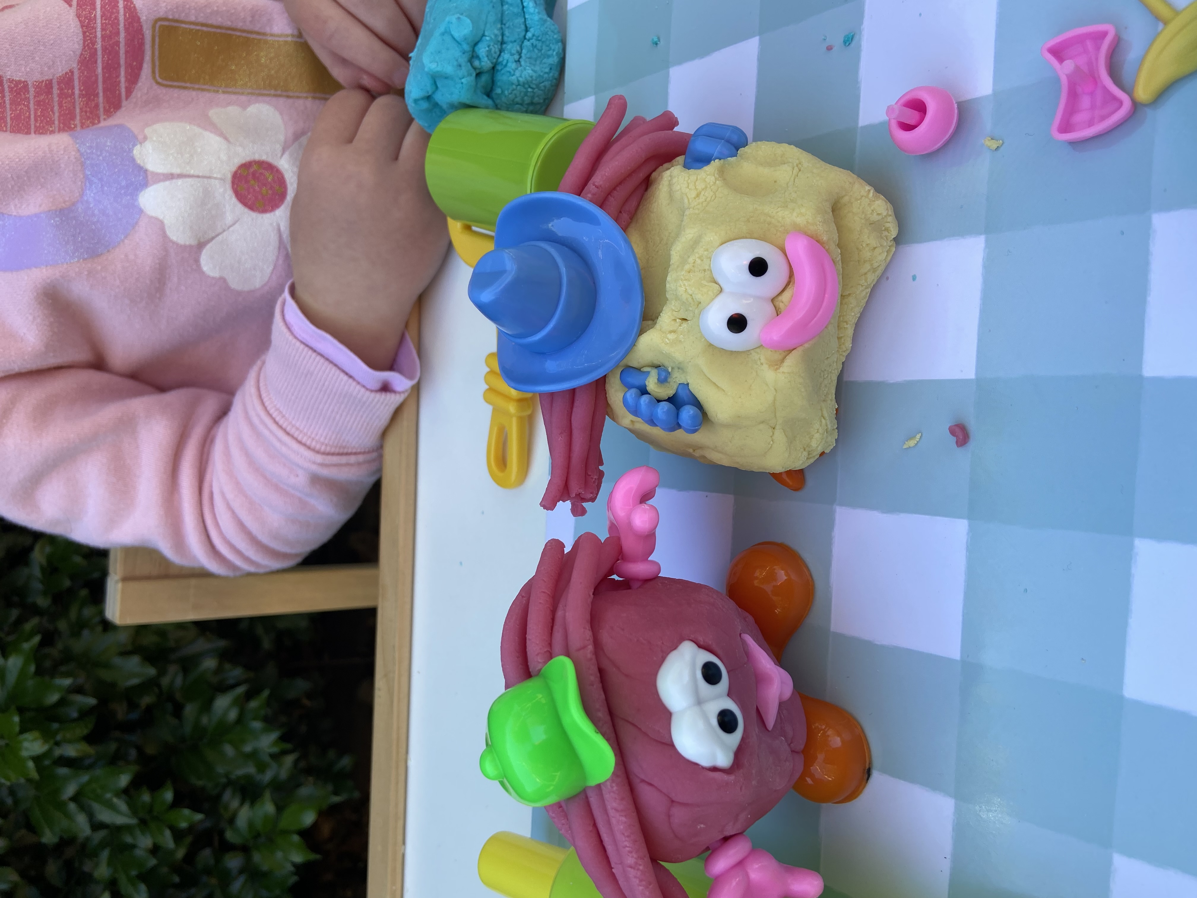 Little Hands Playdough action photo
